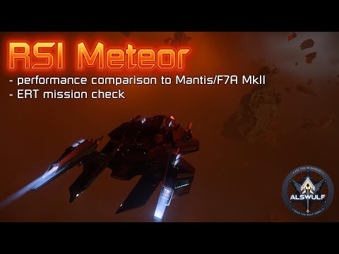 Star Citizen | RSI Meteor: performance comparison to Mantis/F7A MkII. Combat tests
