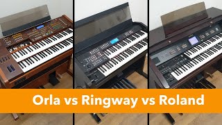 Which Organ Sounds Best to You? | Compact Theatre vs Ringway RS620 vs Roland AT60SL Comparison