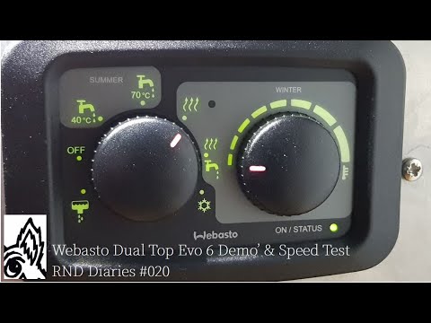 #16 Webasto Dual Top Evo 6: Demo and Speed Test: Sprinter Camper Van Conversion: RND Diaries #020