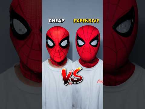 Cheap vs. Expensive Spidey Mask