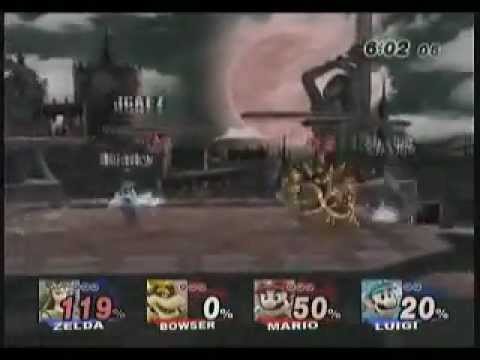 Project M Showdown II - JCaesar (Mario) & cmart (Bowser) vs Zhime (Zelda) & Risky (Luigi) 1