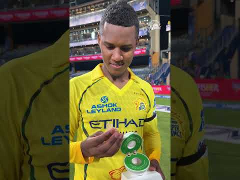 Open sesame ➡️ welcome to Akeal’s green zone 🌴💛   #WhistlePodu #MIvCSK