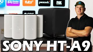 Video thumbnail for Sony HT-A9  - 7.1 Channel High Performance Home Theater System + SA-SW5 Sub by B The Installer