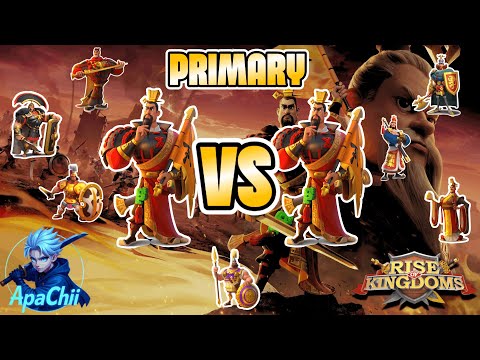 Sun Tzu Prime vs Sun Tzu Prime (Primary) 1vs1 test results - Rise of Kingdoms