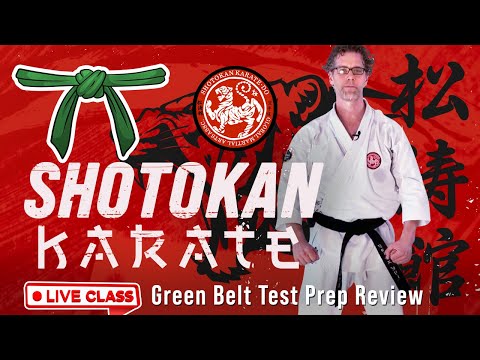 Shotokan Karate Green Belt Review Live Class with Mini-Test thumbnail