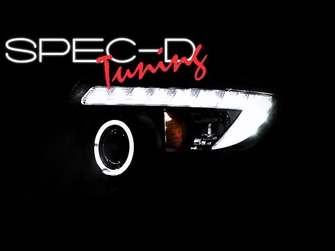 SPECDTUNING DEMO VIDEO: 2007-2010 FORD EDGE LED HALO PROJECTOR HEADLIGHTS