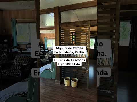 ALQUILER DE VERANO EN LA PALOMA, ROCHA- U$D 300