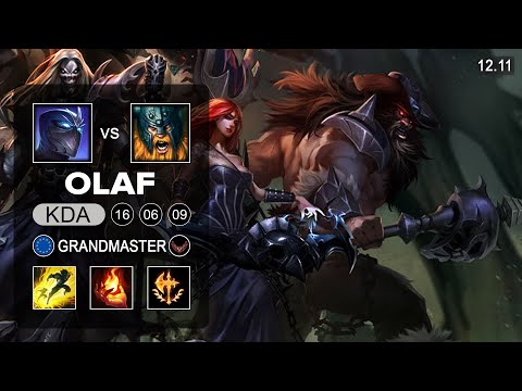 Olaf vs Shen Top - EUNE Grandmaster - Patch 12.11 Season 12