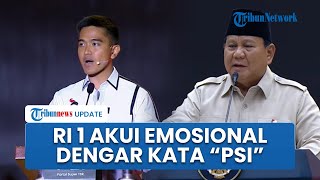 Di Depan Kaesang, Prabowo Akui Emosional Mendengar Kata PSI, Teringat Perjuangan sang Ayah Terdahulu