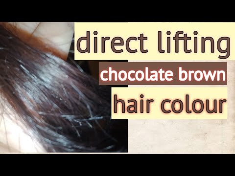 Chocolate brown hair colour black to chocolate brown..