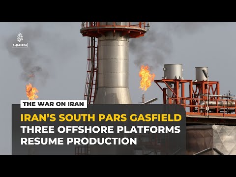 Three offshore platforms resume production at Iran’s South Pars gasfield