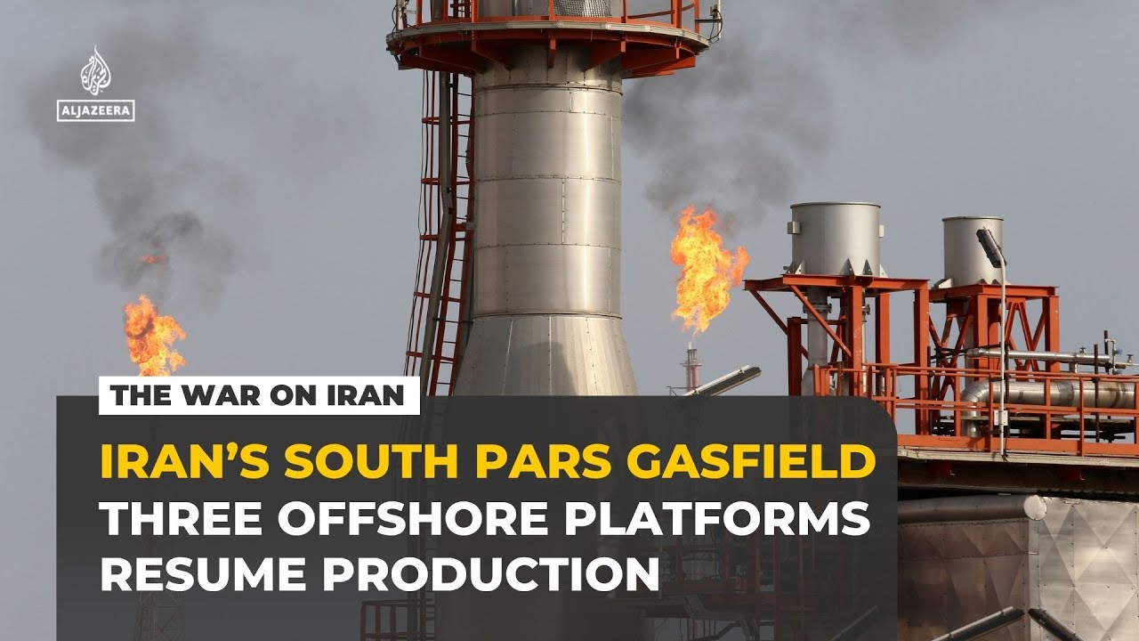 Three offshore platforms resume production at Iran’s South Pars gasfield