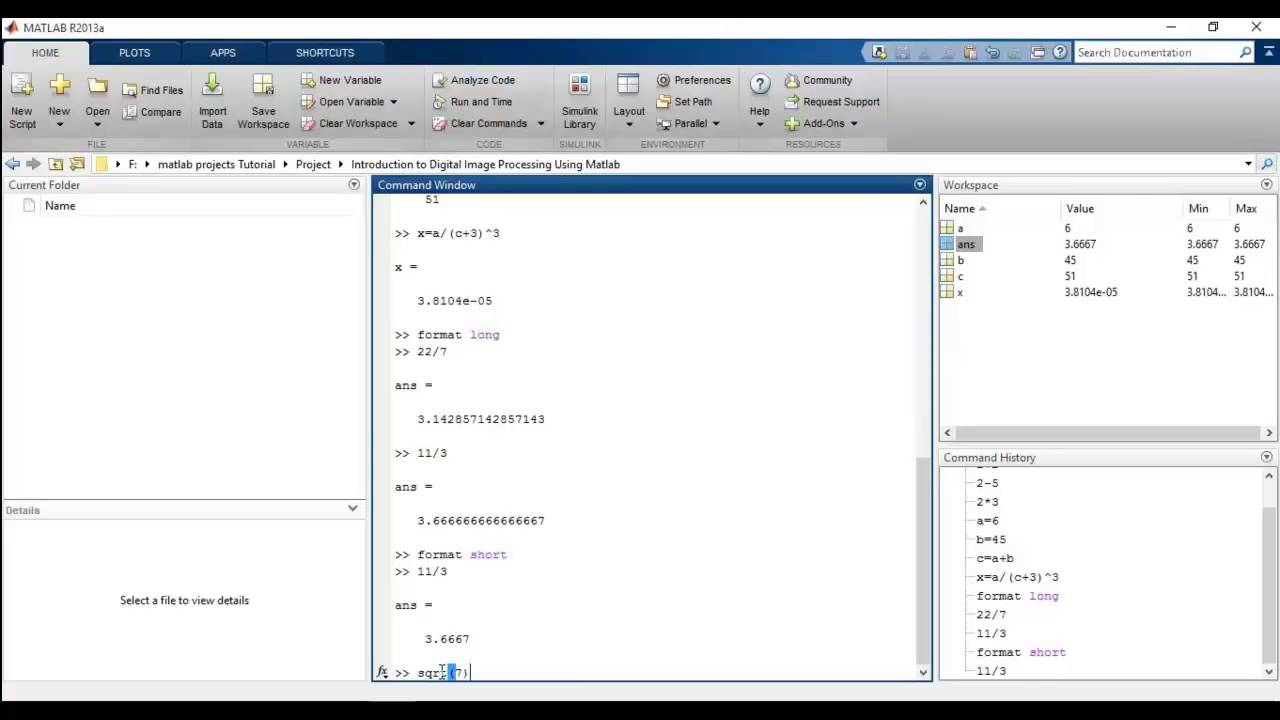Matlab projects for beginners