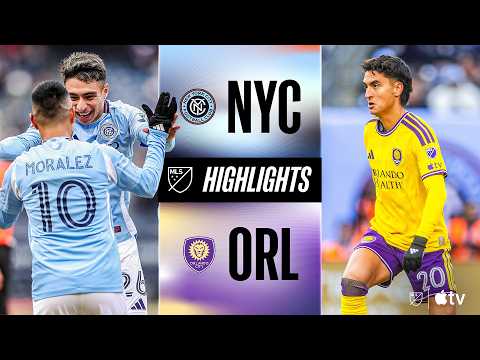 New York City FC vs. Orlando City | Full Match Highlights | BIZARRE RED CARD!