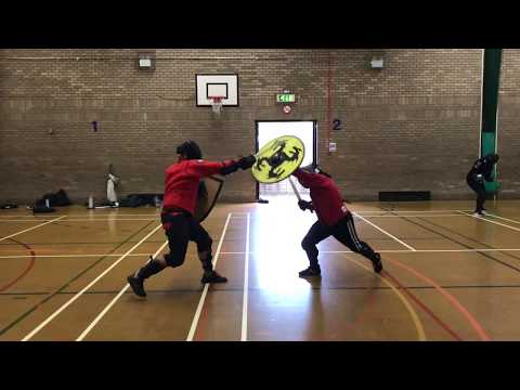 Sword & Shield Sparring - Sam vs Nick