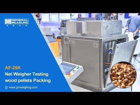 AF-25K Packing Scale with Wood Pellets Test