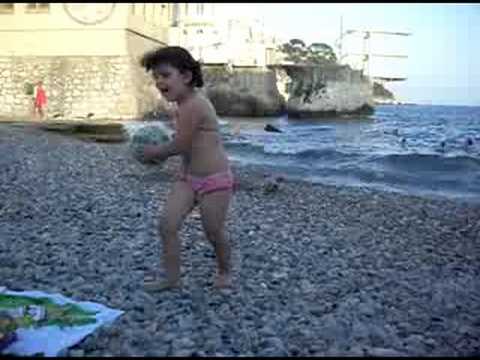 Myriam et Shayma à la playa de Nice