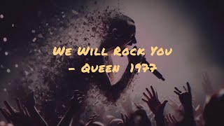 We Will We Will Rock You | Queen | Lyrical Video