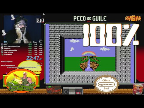 Rygar NES 100% Speedrun (Former) World Record! 22:47:067! Happy Rygtoberfest!