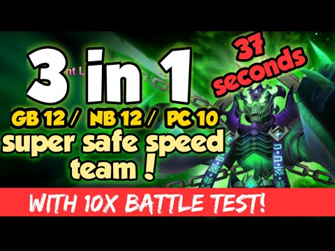 summoners war:  (37 sec.) Giants B12/ Necro B12/ Punishers Crypt B10/ super safe SPEED TEAM !!