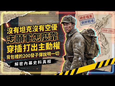 沒有坦克沒有空優，志願軍怎麼靠「穿插」打出主動權？背包裡的200發子彈說明一切