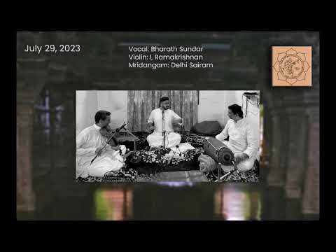 Bharath Sundar - Darbar Chamber Concert - 29-07-2023