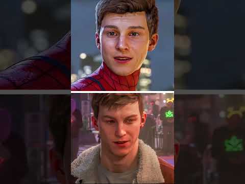 Spider-Man Vs Spider-Man 2 Characters Comparison #spiderman #milesmorales #marvelsspiderman2