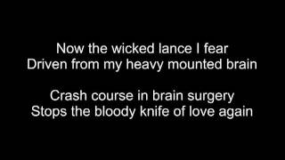 Budgie - Crash Course In Brain Surgery