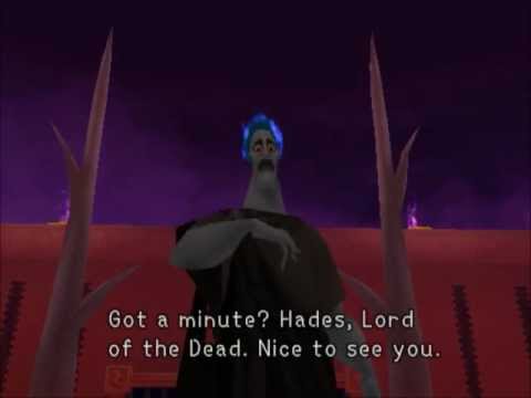 KH1 Cutscenes Part 203 - Fighting Hades (English)