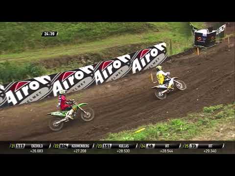 Paulin passes Desalle - MXGP of Sweden 2017