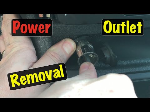 1996 - 2020 GM Car Van or Truck Accessory Power Outlet / Cigarette Lighter Socket Removal & Tool Use