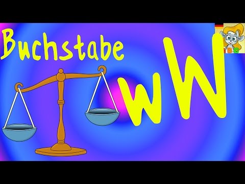 Das deutsche W-Lied - Kinderlieder zum Mitsingen - Lerne das deutsche ABC