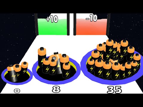 Hole Battery Run 3D - Attack Hole : Black Hole Games Playing Max Level
