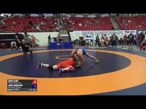 97 RR Rnd 1 - James Clark (Valhalla Wrestling Team) vs. Larry Robertson (Rick Sanders Wrestling)