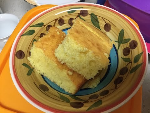 Crazy kid Baking Lemon Cake.
