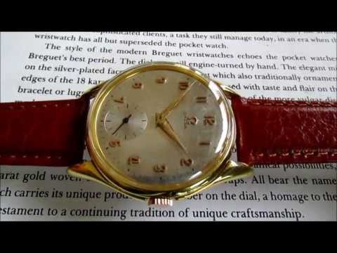 Omega sub second vintage wristwatch 1950s