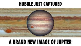 Imagem recente de Júpiter obtida pelo Hubble