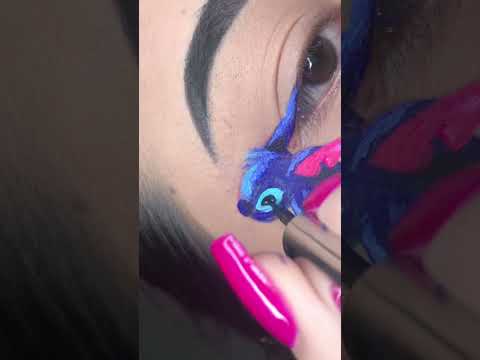 Episode 10|| Stitch ✨💙🪐✨ #easymakeup #makeupvideos #maquillaje #drawing #draw #stitch