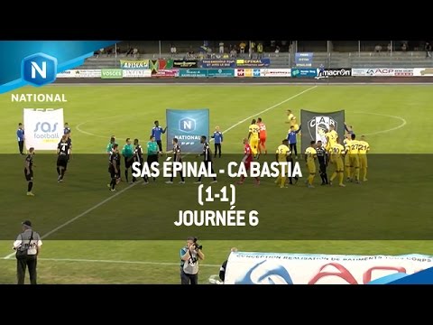 J6 : SAS Épinal - CA Bastia (1-1), le résumé