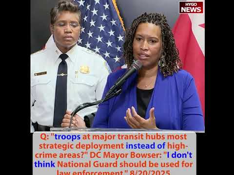 DC Mayor Bowser: National Guard should not be used; DeSantis on COMPANY WHO HIRED illegals semitruck