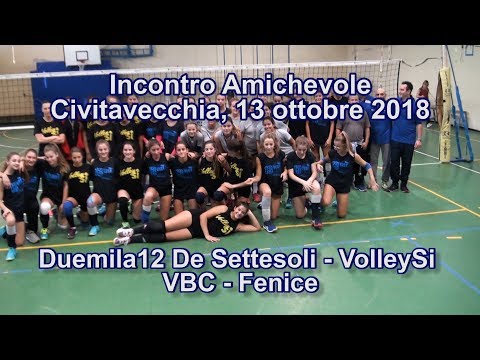 U14F Duemila12 De Settesoli  Amichevole Civitavecchia 2018 19