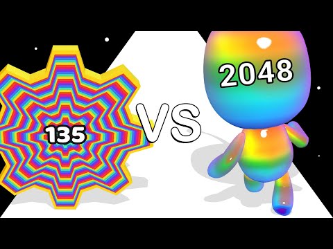 Man Runner 2048 VS Layer Man: ASMR Gameplay ❌ Freeplay, Max Level!