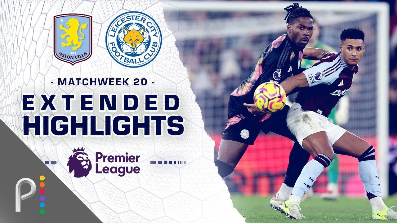 Aston Villa v. Leicester City | PREMIER LEAGUE HIGHLIGHTS | 1/4/2025 | NBC Sports