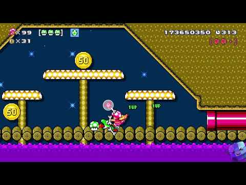Super Mario Maker 2 🔧 Endless Challenge 6185 - 6192