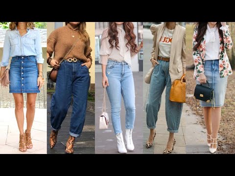 COMO VESTIR BIEN con PRENDAS BÁSICAS de MEZCLILLA COMBINACIONES con ROPA DENIM LOOKS MODERNOS