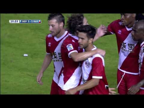 Goal of Bueno (1-1) Deportivo de la Coruña - Rayo Vallecano - HD