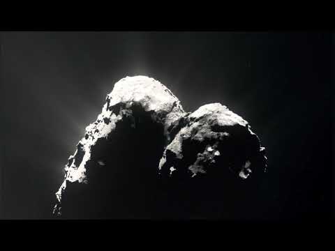 the Comet space watching beauty alien body animation HDR images mission documentary science amazing