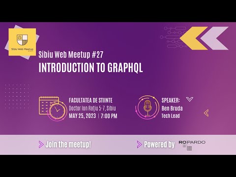 Sibiu Web Meetup #27 - Introduction to GraphQL