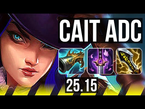 CAITLYN & Blitzcrank vs JHIN & Pantheon (ADC) | Godlike | KR Diamond | 25.15