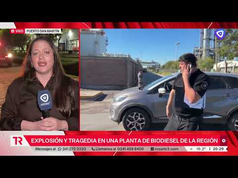 Explotaron tanques de metanol en una planta de Puerto San Martín y dejaron un saldo fatal